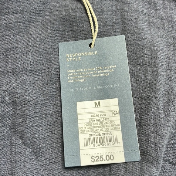 NWT Universal Thread Blue Grey Ombré Dress, size medium - Picture 3 of 11